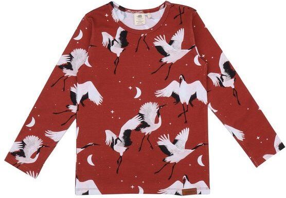 Langarmshirt Walkiddy Bio Baumwolle Rot - Nachhaltiges & Allergikerfreundliches Baby & Kinder Shirt GOTS-zertifiziert, U...
