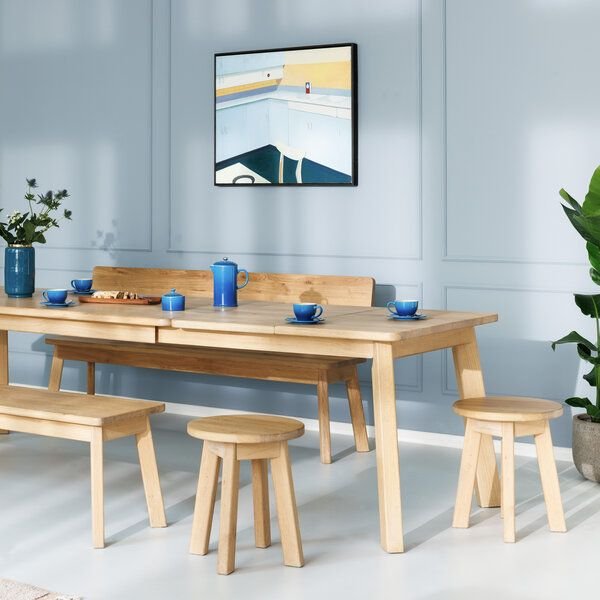 ekomia Ausziehtisch Form F (hell geölt)