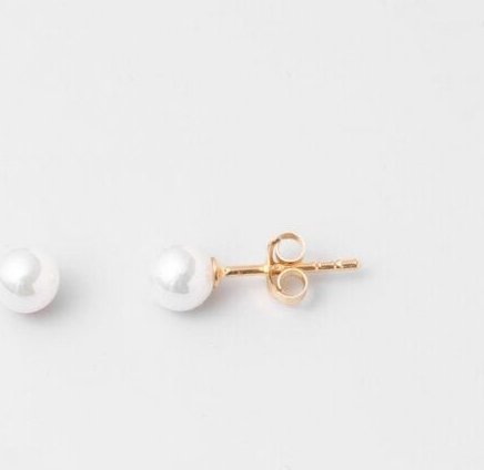 fejn jewelry Ohrstecker 'pearl stud' - Perlenohrstecker
