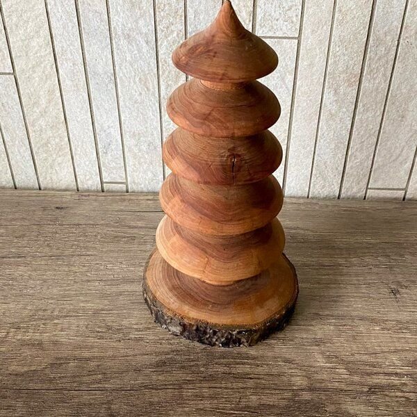 Lajos Varga Tannenbaum aus Holz - Unikat