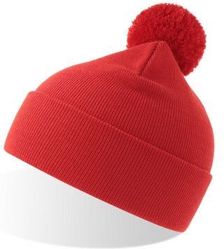 Atlantis Headwear Atlantis Wind Beanie Mütze Bommelmütze einfarbig 8 Farben