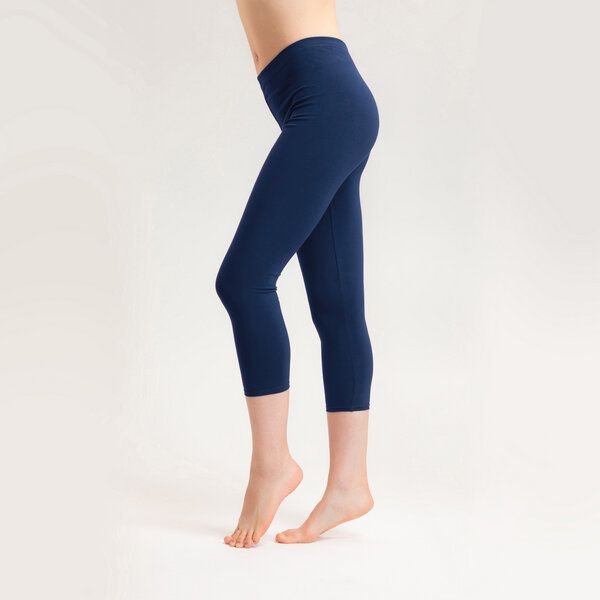 Frija Omina Bio Capri Leggings, 3/4 Leggings dunkel