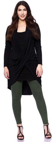 Ingoria ADALIA Jersey Tunika in figurschmeichelnder Wickel-Optik