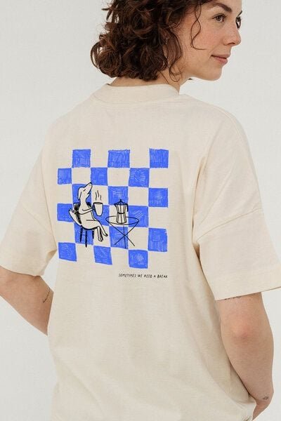 Kultgut Artdesign - Biofair- Oversize Shirt / Take a break