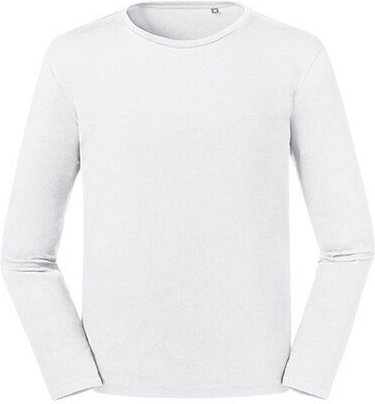 Russel Pure Organic Herren Langarm T-Shirt Bio Baumwolle