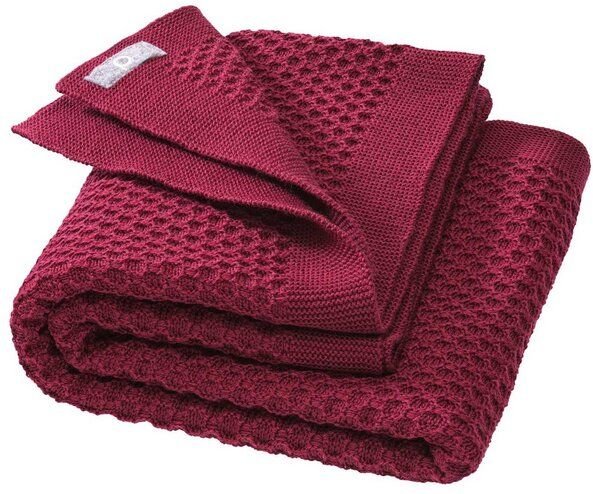 Disana Waben-Strickdecke Bio Merino-Wolle Baby Decke