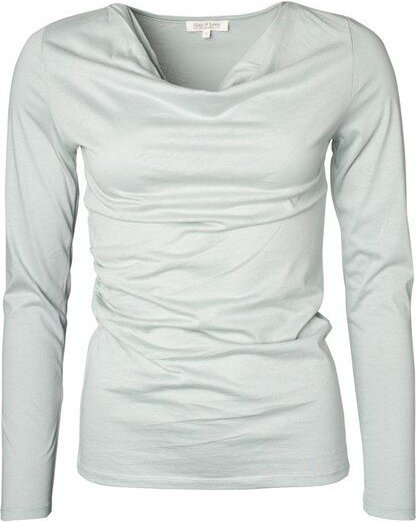 Alma & Lovis Langarmshirt mit Wasserfallausschnitt | Cascade Shirt