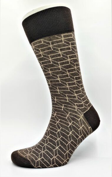 BLS Organic 3er Pack GOTS zertifiziert 98 % Bio-Baumwolle Square Prism Design