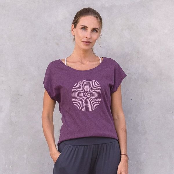 Jaya OM - Damen - loose cut T-Shirt aus 100% Biobaumwolle