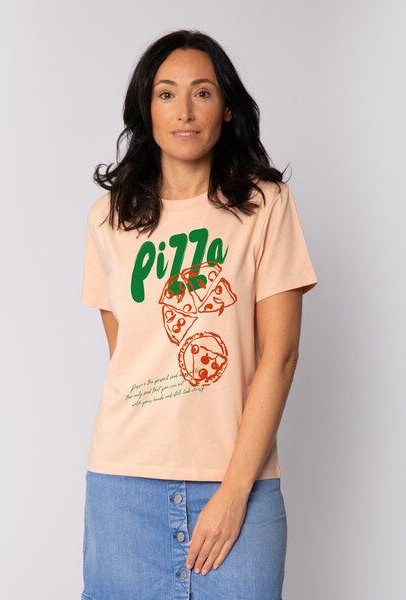 watapparel T-Shirt Frauen Pizza