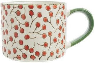 TRANQUILLO Tasse VINTAGE GARDEN aus Steinzeug, 400 ml (POR768, POR769, POR770)