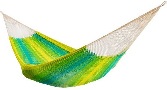 HängemattenGlück Netz-Hängematte MAYA L aus Bio-Baumwolle - GOTS zertifiziert