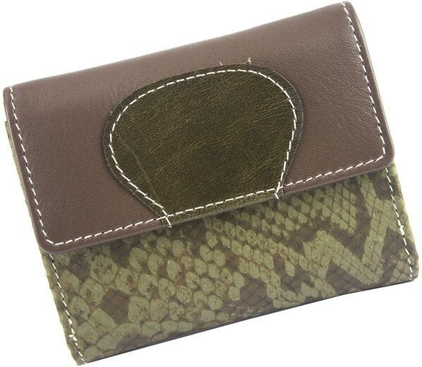 Thumbnail - Sunsa Leder Geldbörse Portemonnaie kleine Brieftasche Geldbeutel