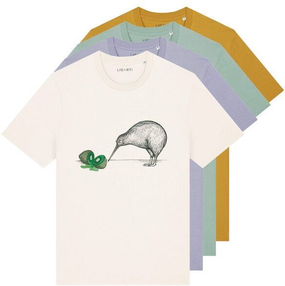 T-Shirt – Zwei Kiwis – LIGARTI Tiermanufaktur