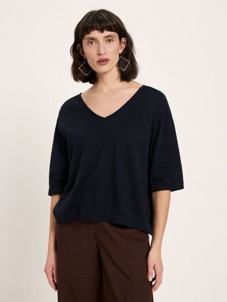 LANIUS Strickshirt aus Bio-Baumwolle