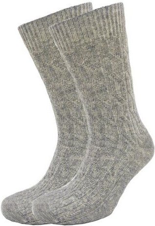 BLS Organic 2er Pack Jaquard Design GOTS zertifizierte Bio-wolle Kinder Socken