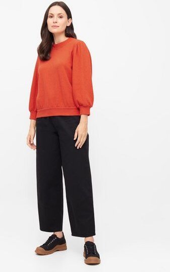 Givn Berlin Sweater GBCLOUDY aus recycelter Baumwolle mit Puffärmeln