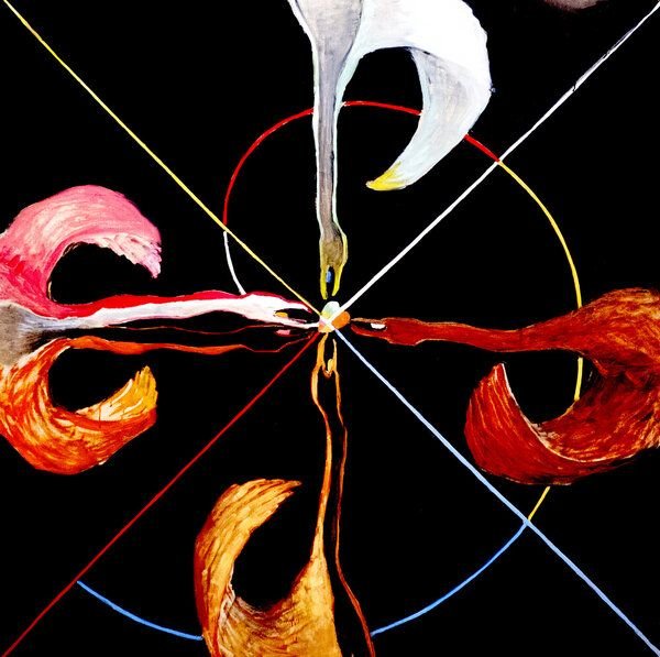 Photocircle Poster / Leinwandbild - Hilma af Klint – The Swan No. 7