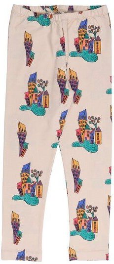 Cotokids Kinder Leggings Baumwolle, Beige, Unterwasser-Muster, Walkiddy