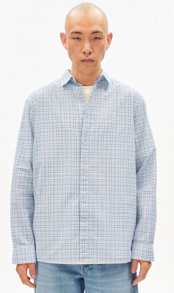 Thumbnail - ARMEDANGELS CHECK Herren Hemd aus Bio-Baumwolle