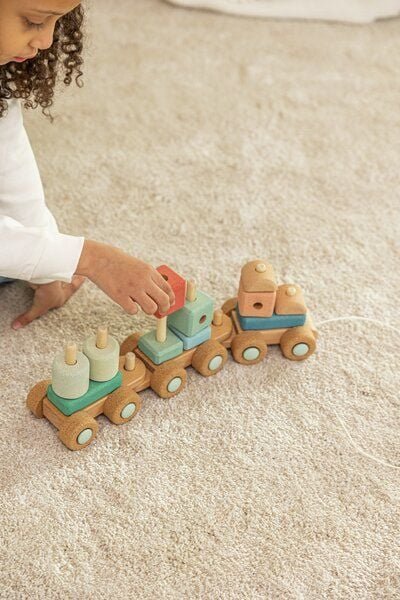 Korko made by Nature Korko Zieh-Zug aus Holz und Kork super für die Kleinen