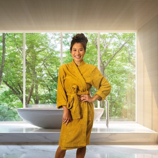 Kayori Sento - Bademantel - 35% Tencel / 65% Bio-Baumwolle