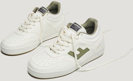 Flamingos' Life Sneaker Damen Vegan - RETRO 90’s Sneakers - Olive