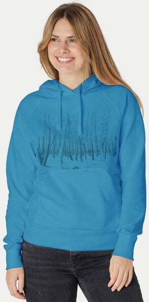 Peaces.bio - handbedruckte Biomode Damen Hoodie Woodland