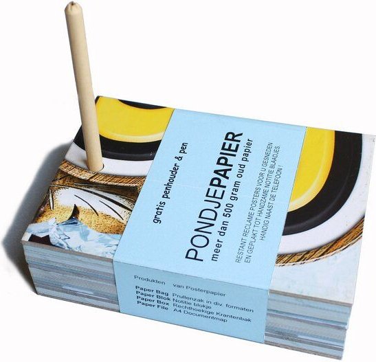 Jos van der Meulen Notizblock "Ein Pfund"