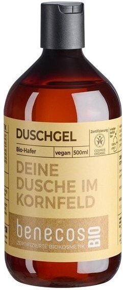 benecosBIO - Duschgel BIOHafer - DEINE DUSCHE IM KORNFELD – vegan - rPET