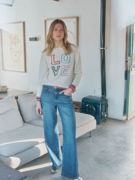 LANIUS Marlenejeans (GOTS) aus Bio-Baumwolle