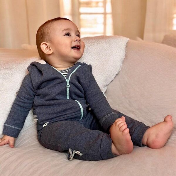 Baby Kapuzenjacke 'OrganicEra' aus Bio-Baumwolle