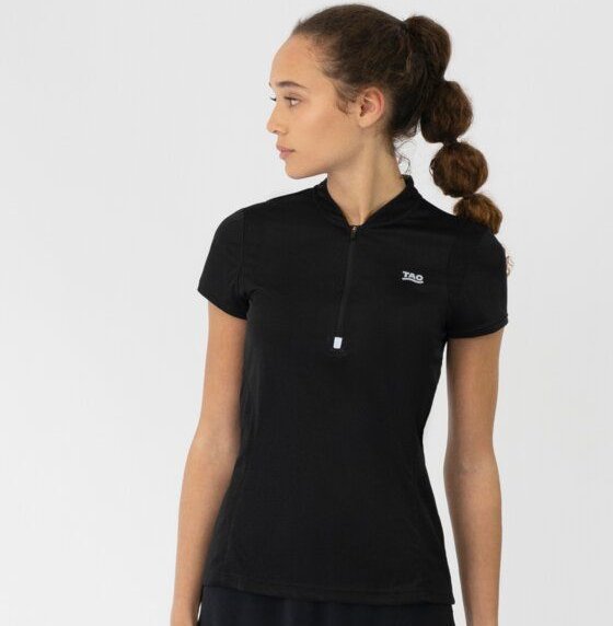 TAO Sportswear Atmungsaktives Damen Laufshirt RANA mit Zip