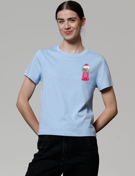 watapparel T-Shirt Frauen Kaugummiautomat