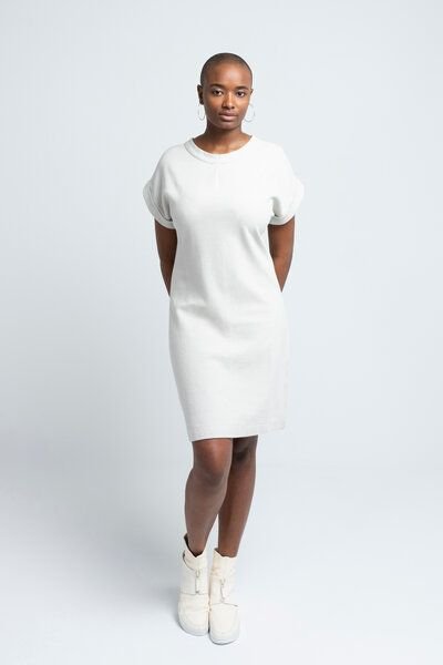 SHIPSHEIP CAMILLE - Damen Kleid in Rippoptik aus Bio-Baumwolle
