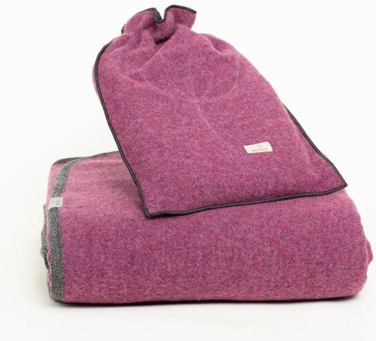 nahtur-design Lodendecke + Ökowärmflasche im Set