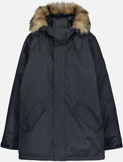 Thumbnail - Makia Winterjacke Raglan black - aus recyceltem Polyester