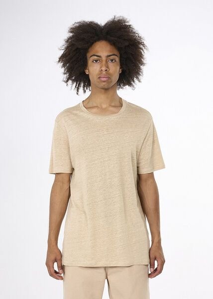 KnowledgeCotton Apparel Herren T-Shirt "Linen Tee" - GOTS/Vegan