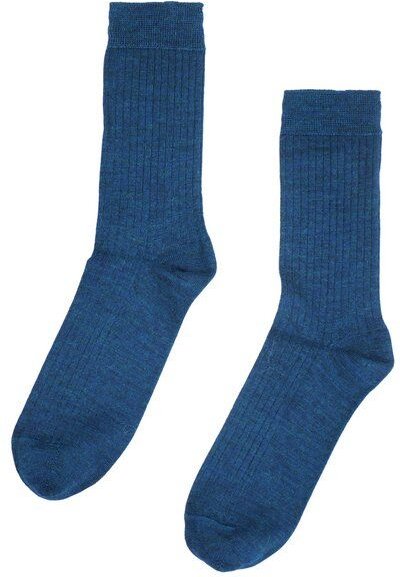De Colores Rippstrick-Socken aus Alpaka, Wolle und Nylon