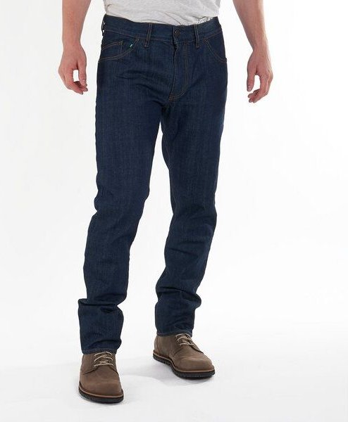 Thumbnail - fairjeans dunkleblaue Jeans RELAXED NAVY aus 100% Bio-Baumwolle ohne Elasthan in leichter tapered Form