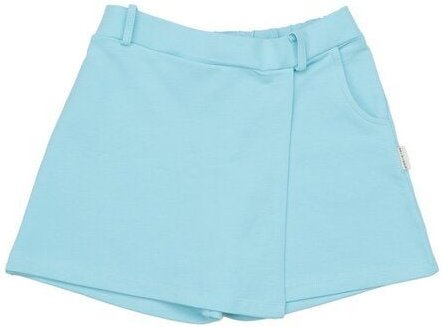 Mädchen Rock – Hellblau aus Bio-Baumwolle, schlicht & kombinierbar, bequem, elastischer Bund, alltagstauglich | Walkiddy