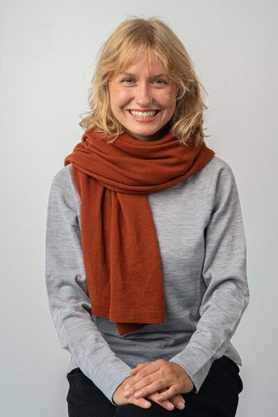 Kopyto MANUL - Großer Schal aus 100% Merinowolle RWS- zertifiziert Eco Feinstrick Plüsch