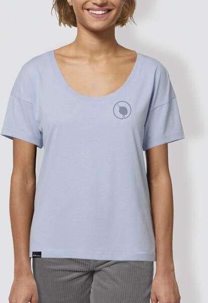 little kiwi Damen T-Shirt, "Kiwi", Blue soul, locker geschnitten