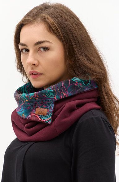 Schlauchschal Mulco – Warmer, weicher Schlauchschal – Asymmetrisches Finish – Vielseitig tragbar – Exklusiver Print KOKO...