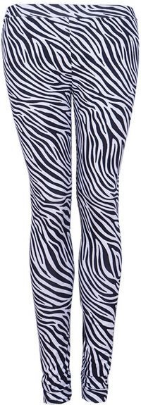 Lena Schokolade Zebra Leggings aus Bio-Baumwolle