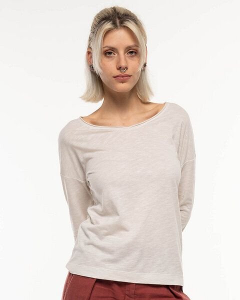 Alma & Lovis Legeres Longsleeve aus leichter Bio-Baumwolle / EcoVero | Flamé Loose