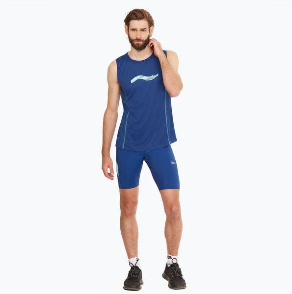 TAO Sportswear Kurze Herren Lauftight Dylon mit Reißverschlusstasche