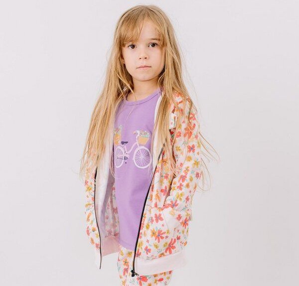 Walkiddy Flower Garden-Sweat Jacket