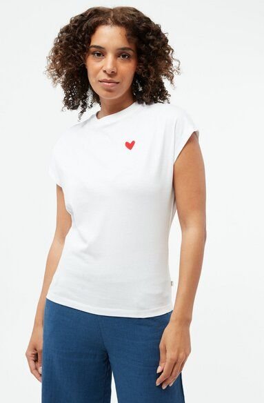 Givn Berlin T-Shirt GBLAILA (HEART) aus Bio-Baumwolle mit Stickerei