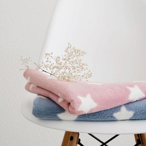 Thumbnail - kids&me Flauschige Babydecke aus weicher Bio-Baumwolle - 70x100cm
